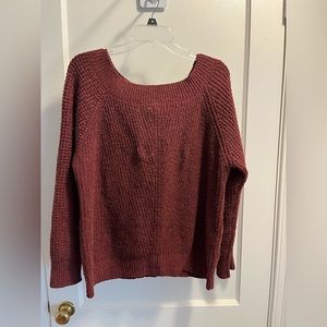 Maroon sweater